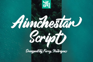 Aimchestar Script: A Modern Handwritten Font for Authentic Design