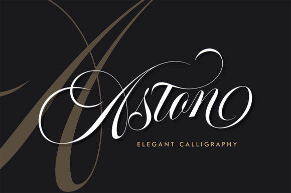 Aston: An Elegant Calligraphy Script for Modern Design