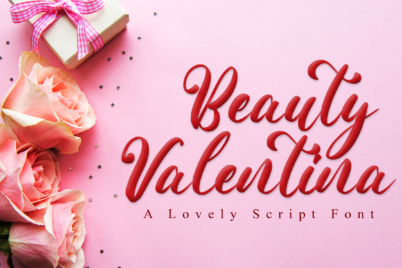 Beauty Valentina: A Casual Script Font for Everyday Projects