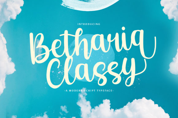 Betharia Classy: The Modern Script Font Elevating Contemporary Design
