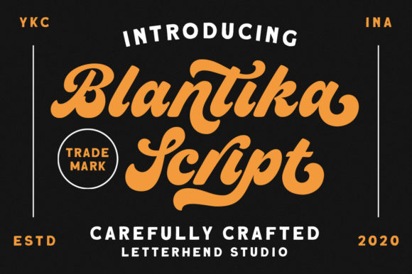 Blantika: The Bold Vintage Script for Modern Design