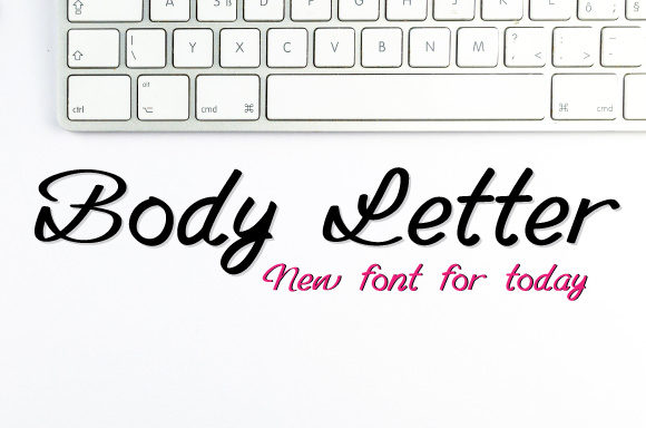 Body Letter: The Art and Heart of a Personal Script Font