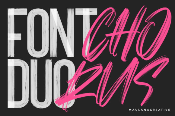 Chorus: A Duo Font Designed for Versatile Creativity