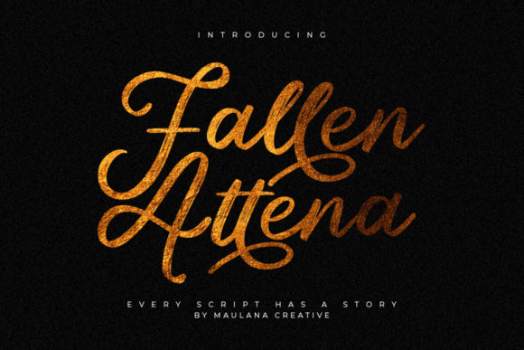 Fallen Attena: An Elegant Script Font for Modern Projects