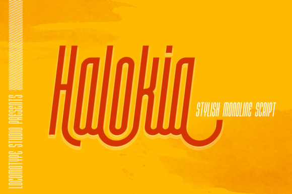 Halokia: A Stylish Script Font for Signature Design