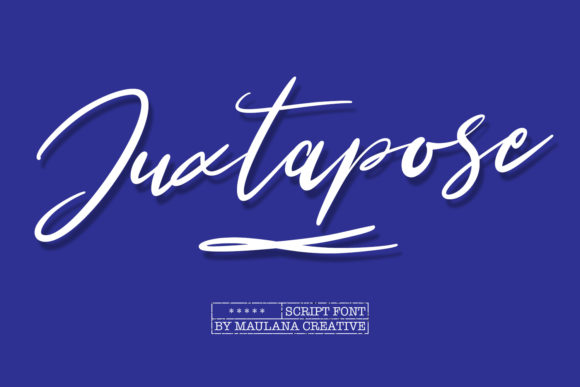 Juxtapose: Handcrafted Script for Signature Design