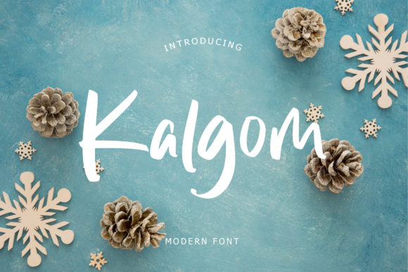 Kalgom: The Modern Script Font for Elevated Everyday Design