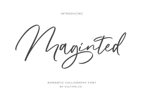 Maginted: The Stylish Script Font for Delicate and Clean Design