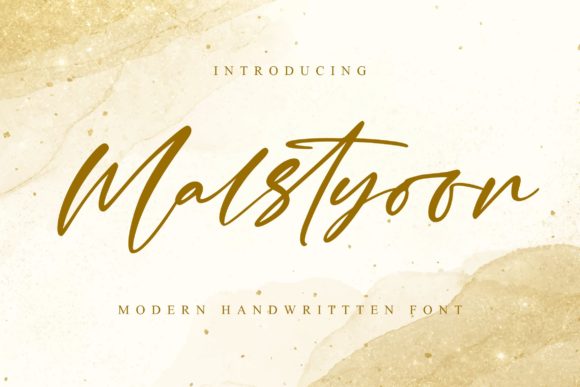 Malstyoor: The Contemporary Script Font for Elegant Branding