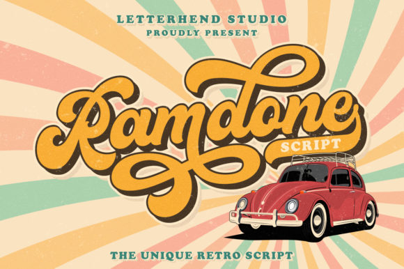 Ramdone: The Retro Bold Script Bringing Vintage Authority to Modern Design