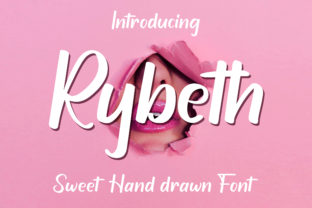 Rybeth: A Script Font for Elegant and Playful Design
