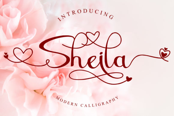 Sheila: A Romantic Font for Valentine's Designs
