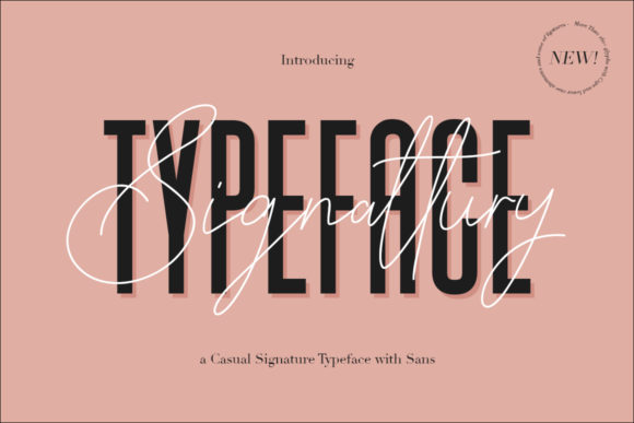 Signattury: The Duo Font That Brings Your Ideas to Life