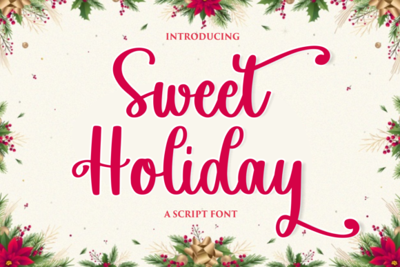 Sweet Holiday: The Elegantly Casual Modern Script Font