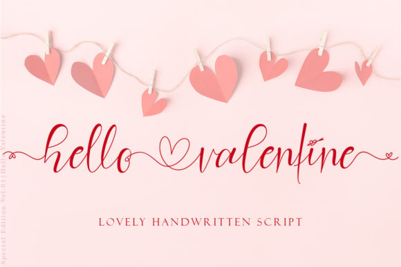 The Art of Elegance: Hello Valentine and the Modern Script Font