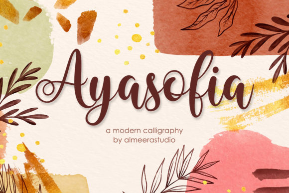 The Ayasofia Script Font: Adding Personality and Flow to Your Creative Projects