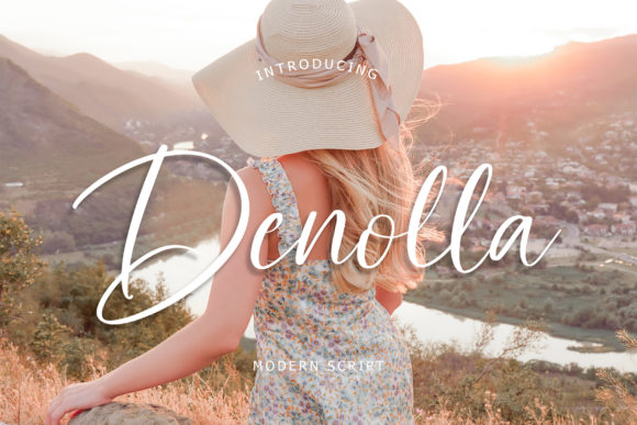 The Denolla Script Font: Evaluating a Modern Romantic Typeface