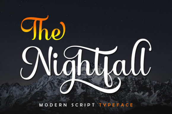 The Nightfall: A Font Designed to Tell Stories