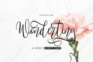Wonderting Script: The Sweet, Soft Hand-Lettering Font for Your Creative Projects